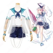 アンセル コスプレ衣装 【アークナイツ】 cosplay 安塞尔 Ansel 珊瑚海岸 悠然假日 水着(202×202)