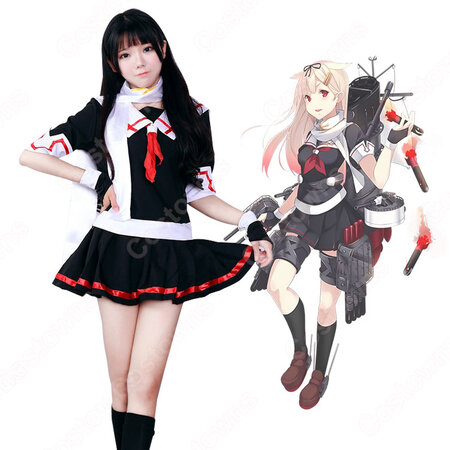 夕立改二 コスプレ衣装 艦隊これくしょん 艦これ Cosplay 改二衣装 Costowns