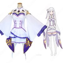 エミリア コスプレ衣装 【Re:ゼロから始める異世界生活】 cosplay リゼロ 日常服(Re:ゼロから始める異世界生活 コスプレ衣装)