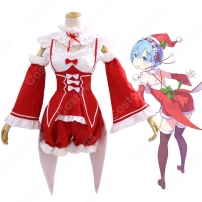 レム コスプレ衣装 【Re:ゼロから始める異世界生活】 cosplay リゼロ クリスマス サンタ(202×202)