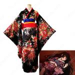 閻魔あい コスプレ衣装 【地獄少女】 cosplay 振り袖