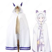 エミリア コスプレ衣装 【Re:ゼロから始める異世界生活】 cosplay リゼロ マント(ゲーム• アニメコスプレ衣装でおすすめの商品)