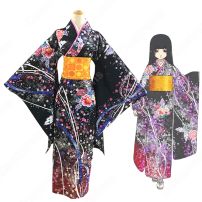 閻魔あい コスプレ衣装 【地獄少女】 cosplay 宵伽 振袖着物(地獄少女 コスプレ衣装)