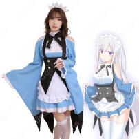 エミリア ラム レム コスプレ衣装 【Re:ゼロから始める異世界生活】 cosplay リゼロ ローソンコラボ メイド服(202×202)