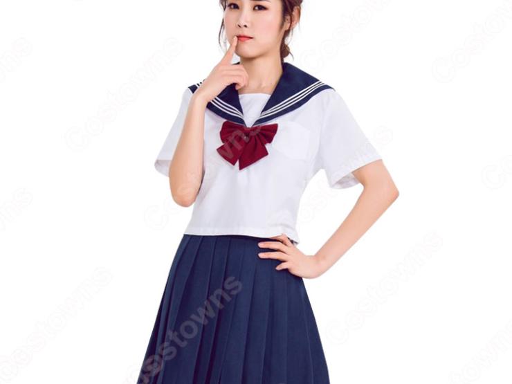 Amazon.co.jp: 40 夏 セーラー服 東渓中 コスプレ : ホビー