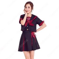 高校制服 コスプレ衣装 文化祭 体育祭 日本韓国高校制服 チアリーダ衣装 ユニフォーム セーラー服 COT-A00352(日韓学生高校制服)