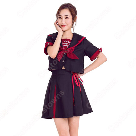 高校制服 コスプレ衣装 文化祭 体育祭 日本韓国高校制服 チアリーダ衣装 ユニフォーム セーラー服 Cot A Costowns
