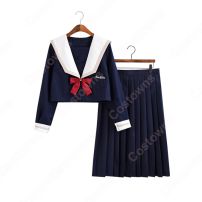 学園制服 コスプレ衣装 文化祭 体育祭 ユニフォーム コスチューム セーラー服 COT-A00407(日韓学生高校制服)