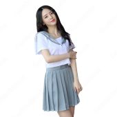 学園制服 コスプレ衣装 文化祭 体育祭 ユニフォーム コスチューム セーラー服 COT-A00411(アイドル制服・学生制服でおすすめの商品)
