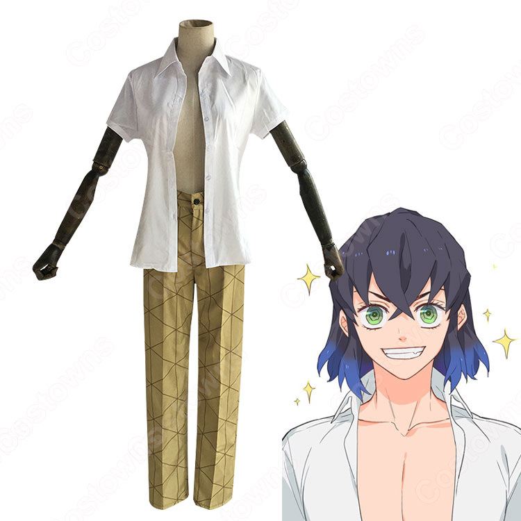 竈門炭治郎 嘴平伊之助 キメツ学園 コスプレ衣装 【鬼滅の刃】 cosplay