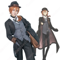 中原中也 コスプレ衣装 【文豪ストレイドッグス】 cosplay （なかはら ちゅうや） ポートマフィア 汚れつちまつた悲しみに 日常服(202×202)