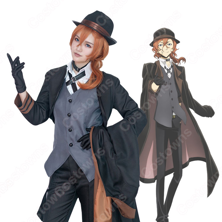 文豪ストレイドッグス マフィア 中原中也  チュやなかはら  コスプレ衣装 COS 高品質 新品 Cosplay アニメ コスチューム 中原中也 コスプレ衣装 【文豪ストレイドッグス】 cosplay （なかはら