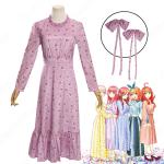 中野二乃 中野三玖 コスプレ衣装 【五等分の花嫁】 cosplay 私服 ワンピース