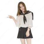 学院制服 コスプレ衣装 文化祭 体育祭 ユニフォーム コスチューム 欧米日本韓国学生制服 改良セーラー服 制服上下セット