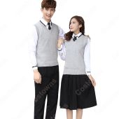 学院風制服 コスプレ衣装 文化祭 体育祭 ユニフォーム コスチューム 欧米日本韓国学生制服 学校制服 男女上下セット COT-A00441(アイドル制服・学生制服でおすすめの商品)