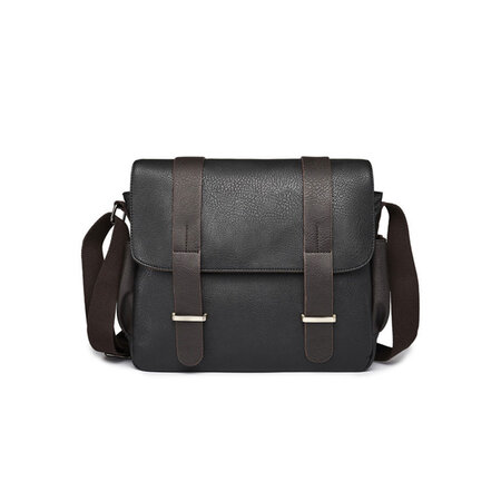 Whatna ショルダーバッグ メンズ メッセンジャーバッグ 帆布 革 サイズ 収納 通学 通勤鞄 軽量 実用 自転車 かばん男性用 2642 Costowns