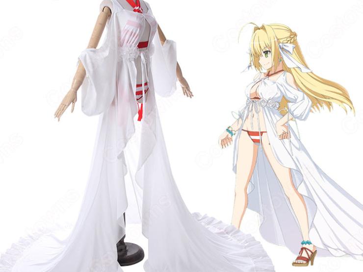 FGO ネロ・クラウディウス　キャスター　水着　コスプレ衣装　Sサイズ FGO ネロ・クラウディウス キャスター 水着 コスプレ衣装 S
