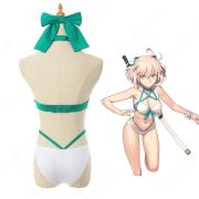 沖田総司 コスプレ衣装 【Fate Grand Order】 cosplay FGO アサシン 第三段階 最終再臨 水着 ビキニ