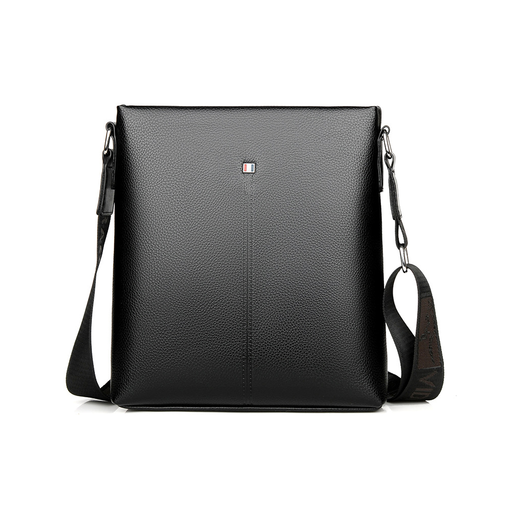 Whatna 革 ショルダーバッグ メンズ メッセンジャーバッグ 縦型 B5 9.7インチipad収納可