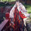 漢服 襦裙 コスプレ衣装 中国伝統衣装 古風 可愛い ハロウィン 学園祭 パーティー おしゃれコス服 花柄 赤漢服 漢服、中国時代劇、古装 3