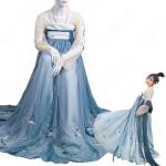 漢服 襦裙 コスプレ衣装 中国伝統衣装 古風 可愛い 中国時代劇 鶴刺繍 学園祭 パーティー おしゃれコス服