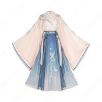 漢服 襦裙 コスプレ衣装 中国伝統衣装 古風 可愛い 中国時代劇 鳳凰刺繍 学園祭 お花見 おしゃれコス服(漢服、中国時代劇、古装)