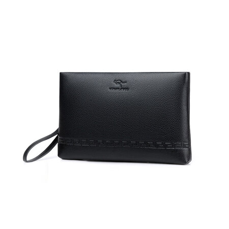 Whatna 2way 革 セカンドバッグ メンズ クラッチ バッグ 9 7インチのipad収納可b5 6枚カード収納 小銭入 カジュアル フォーマル 冠婚葬祭 結婚式 バッグ紳士用 男性用 黑 Wd063 Costowns