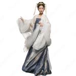 漢服 襦裙 コスプレ衣装 中国伝統衣装 古風 可愛い 中国時代劇 学園祭 パーティー 演出服 おしゃれコス服 羽刺繍付き