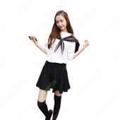 学園制服 コスプレ衣装 文化祭 体育祭 ユニフォーム コスチューム 水兵服 セーラー服(アイドル制服・学生制服でおすすめの商品)