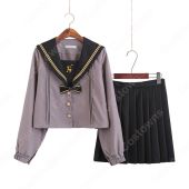 学園制服 コスプレ衣装 文化祭 体育祭 ユニフォーム コスチューム 水兵服 鹿 刺繍 セーラー服(アイドル制服・学生制服でおすすめの商品)