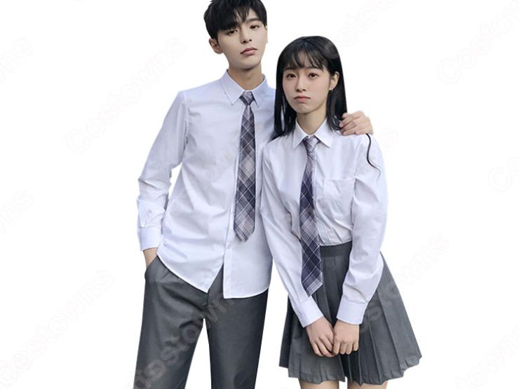 Amazon.co.jp: 日韓系学生制服1年生運動会開会式服装学院風高校