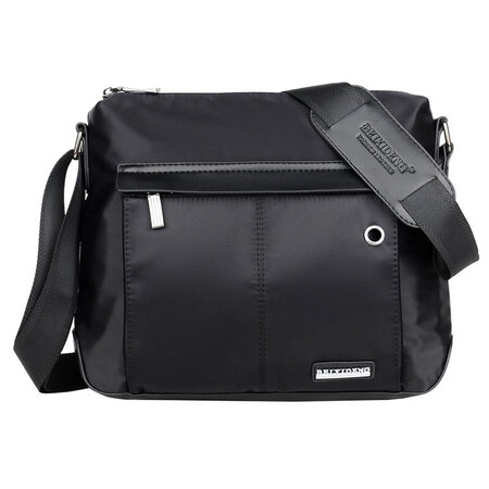 Whatna ショルダーバッグ メンズ メッセンジャーバッグ 頑丈 軽量 横型 B5 13インチipad収納可 オックスフォード布 防水 耐磨耗 ビジネスバッグ 小さい 斜めがけ バッグ 男性用 紳士用 黒 ブルー C31gai Costowns