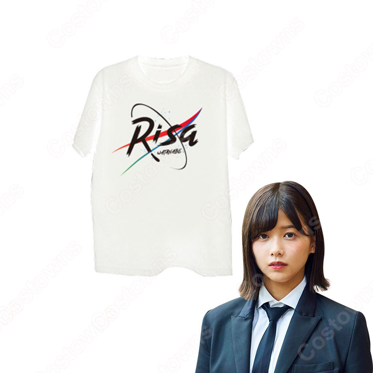 渡邉理佐 直筆サイン入りTシャツ　最終値下げ 渡邉理佐 直筆サイン入りTシャツ 最終値下げ 渡邉理佐 直筆サイン入りT