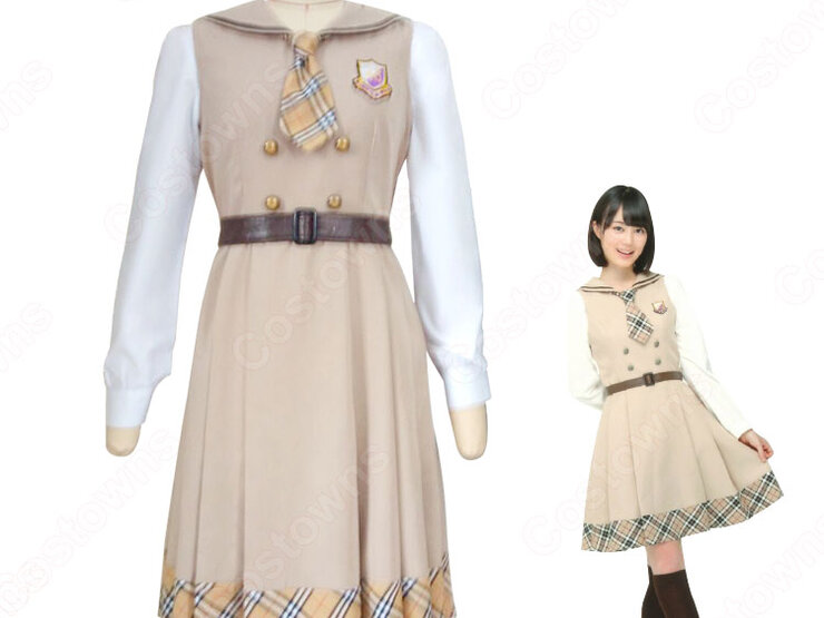 乃木坂46 7thシングル バレッタ 初恋の人を今でも 演出服 ライブ衣装 コスプレ衣装 制服ワンピース オーダメイド可 Costowns