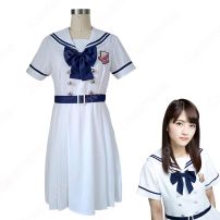 乃木坂46 よのなか科 6thシングル「ガールズルール」制服 演出服 ライブ衣装 コスプレ衣装 制服 白セーラー服(乃木坂46、 櫻坂46（ 欅坂46 ）)