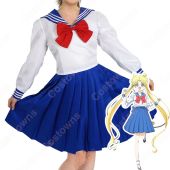 月野うさぎ コスプレ衣装 【美少女戦士セーラームーン】 （つきのうさぎ） セーラー戦士 学校制服 コスチューム ユニフォーム セーラー服(ゲーム• アニメコスプレ衣装でおすすめの商品)
