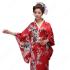 女性浴衣 和服 着物 日本伝統服 舞台衣装 コスプレ衣装 コスチューム 写真撮影 演出服 COT-A00543 赤