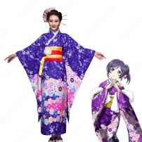 園田海未 絢瀬絵里 コスプレ衣装 ラブライブ！ 和服 着物 演出服 コスチューム 日本伝統衣装(和服・浴衣)
