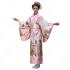 女性浴衣 和服 着物 日本伝統服 舞台衣装 コスプレ衣装 コスチューム 写真撮影 演出服 COT-A00542 ピンク生地に人形柄