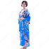 女性浴衣 和服 着物 日本伝統服 舞台衣装 コスプレ衣装 コスチューム 写真撮影 演出服 孔雀柄 水色