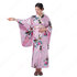 女性浴衣 和服 着物 日本伝統服 舞台衣装 コスプレ衣装 コスチューム 写真撮影 演出服 孔雀柄 ピンク