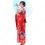 女性浴衣 和服 着物 日本伝統服 舞台衣装 コスプレ衣装 コスチューム 写真撮影 演出服 孔雀柄 和服・浴衣 3