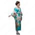 女性浴衣 和服 着物 日本伝統服 舞台衣装 コスプレ衣装 コスチューム 写真撮影 演出服 多色選択 水色