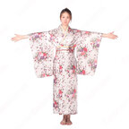女性浴衣 和服 着物 日本伝統服 舞台衣装 コスプレ衣装 コスチューム 写真撮影 演出服 花柄