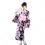女性浴衣 和服 着物 日本伝統服 舞台衣装 コスプレ衣装 コスチューム 写真撮影 演出服 桜柄 COT-A00557 和服・浴衣 0
