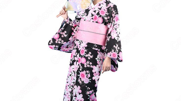女性浴衣 和服 着物 日本伝統服 舞台衣装 コスプレ衣装 コスチューム 