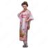 女性浴衣 和服 着物 日本伝統服 舞台衣装 コスプレ衣装 コスチューム 写真撮影 演出服 多色選択 ピンク