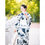 女性浴衣 和服 着物 日本伝統服 舞台衣装 コスプレ衣装 コスチューム 写真撮影 演出服 猫柄 和服・浴衣 1