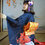 女性浴衣 和服 着物 日本伝統服 舞台衣装 コスプレ衣装 コスチューム 写真撮影 演出服 牡丹柄 振袖 和服・浴衣 3