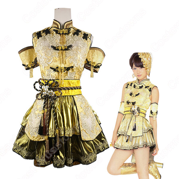 AKB48 「フライングゲット」 演出服 ライブ衣装 コスプレ衣装 アイドル衣装 オーダメイド可元の画像